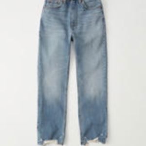 Ultra High Rise Ankle Straight Jeans